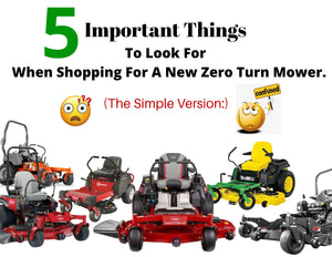 5 Steps To Help You In Finding The Best Zero-Turn Lawn Mower