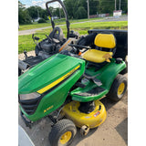 Used John Deere X350 lawn mower 42” deck with bagger