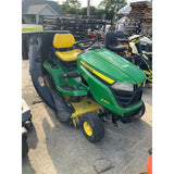Used John Deere X350 lawn mower 42” deck with bagger