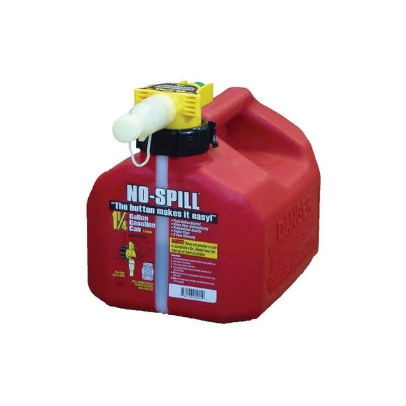 Red 1.25 Gallon No-Spill Fuel Can (1415) - outdoor-power-sales-service-llc.myshopify.com