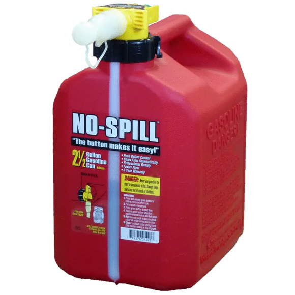 Red 2.5 Gallon No-Spill Fuel Can (1405) - outdoor-power-sales-service-llc.myshopify.com
